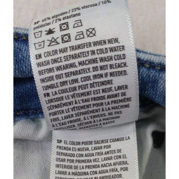 American Eagle x Young Money Mens Stacked Skinny Light Wash Distressed Jeans 36x - Picture 13 of 15